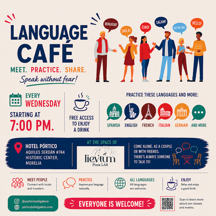 Café Lingua flyer
