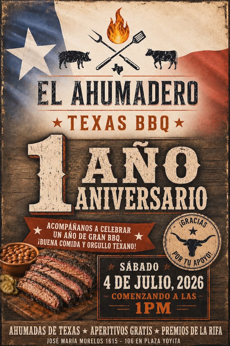 Texas BBQ flyer