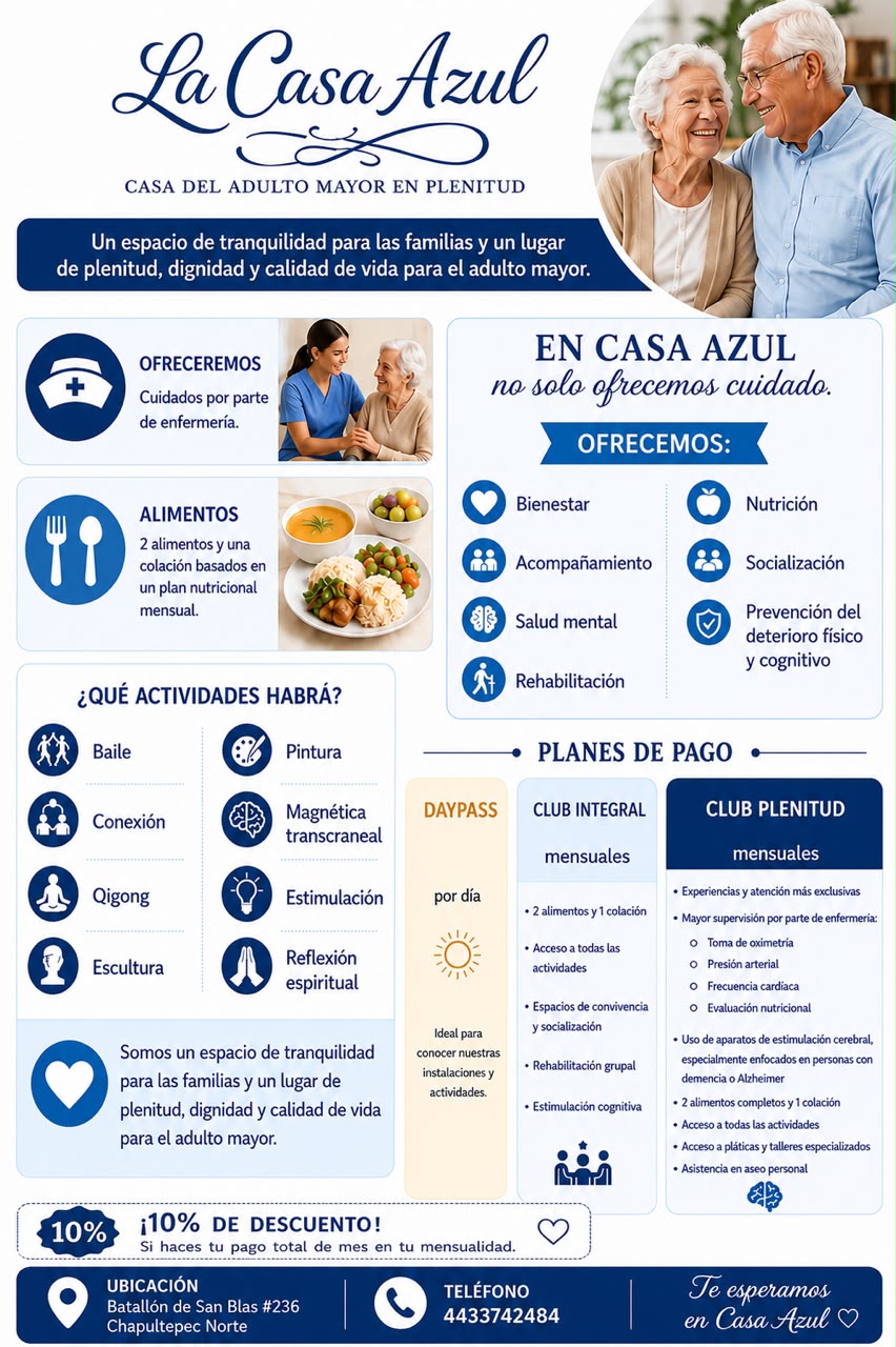 La Casa Azul flyer